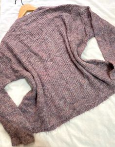 Lavender Knit Sweater D