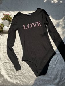 Black Ribbed Bodysuit 🖤❤️‍🔥🔥