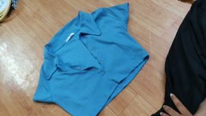 ✨ Trendy Blue Crop Top – Stylish &amp; Comfortable! ✨