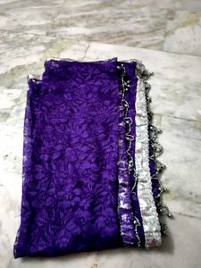Elegant Purple Dupatta