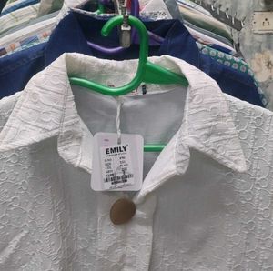 White Button-Up Shirt