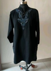 Embroidered Black Kurti