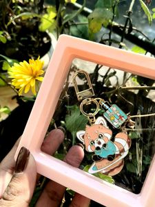 Adorable Red Panda Keychain