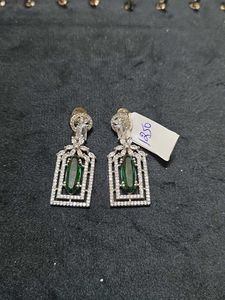 Zircon Green Earrings