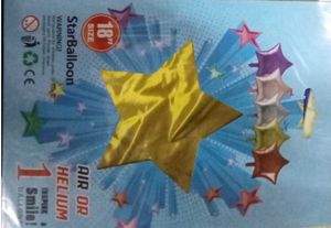 Big Star Foil Balloon - 5 packet