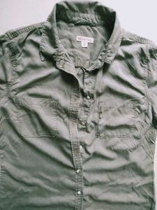 Olive Oversized Shirt