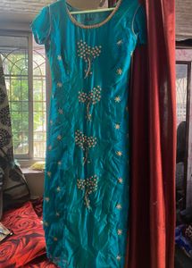 Turquoise Blue Traditional Wear Set