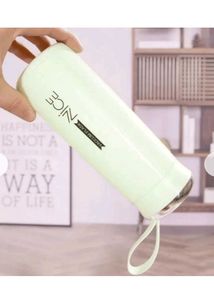 400ml Glass Water Bottle With Plastic Protector