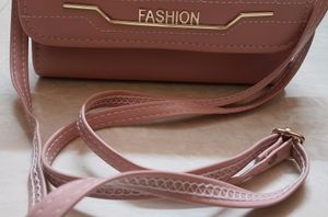pink fancy sling bag
