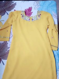Embellished Suite With Heavy Dupatta