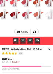Tirtir Mini Water Tint Kbeauty Lippies