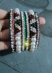 New Beautiful Party Wear Bangles With A Latkan