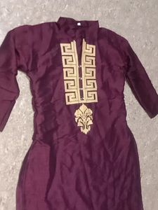 Dark Maroon Kurti