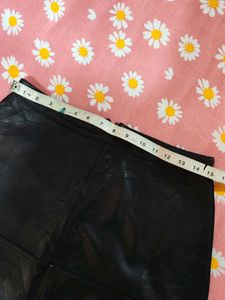 Leather Mini Skirt