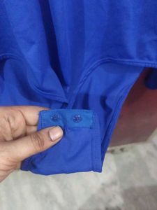Blue Bodysuit Top