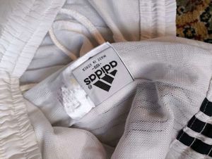 Adidas Vintage White Trackpant Lower Baggy