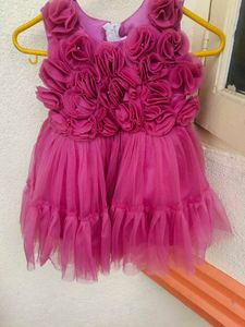 Adorable Pink Flower Girl Dress