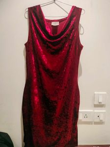 Red Velvet Dress