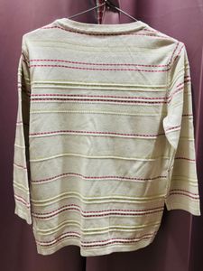 Striped Knit Top