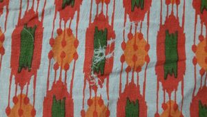 Orange colored, pure cotton women&#39;s Kurti