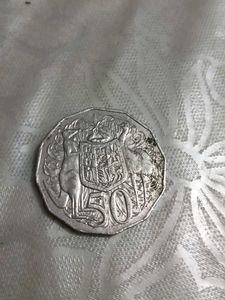 Australian 50 Cent Coin Rare
