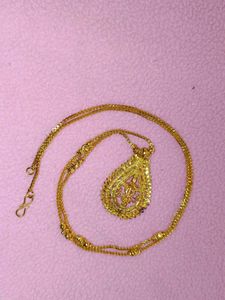 Golden Long Chain Pendant