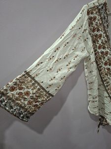Crepe Shrug Knoted