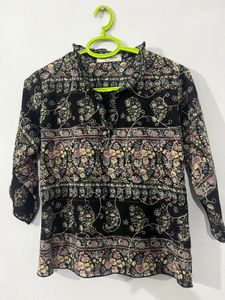Floral Print Top