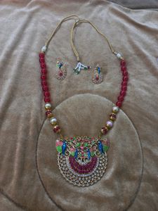 Party Traditional Necklace And Earing