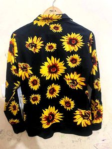 Sunflower Print Jacket
