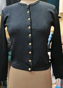Elegant Black Cardigan