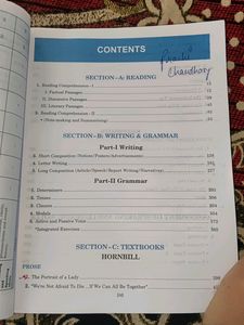 New Class 11 Full Marks English Core