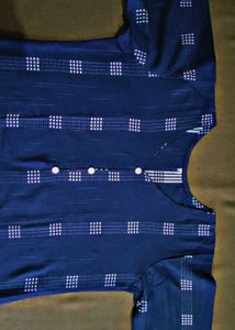 Elegant Blue Printed Kurta