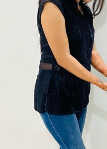 Georgette Tranfernt Top