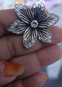 Silver Shine Ring For Western Wear