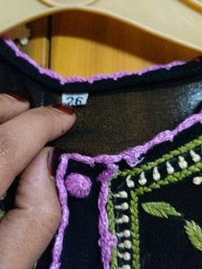 Embroidered Kurta shiffon