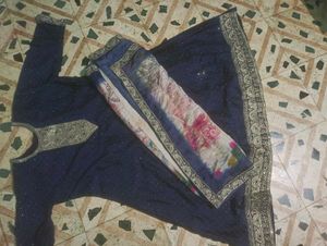 Elegant Navy Blue Kurta Set