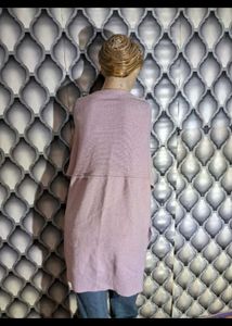 gucci pink  Knit Poncho