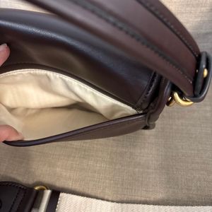 Zara Burgundy Crossbody Bag