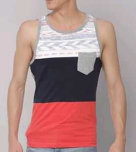 Gym Vest Colour Block