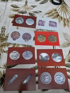 Antique Coin postcard 8 pcs lot