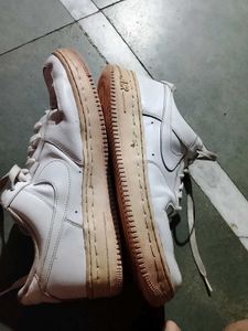 Nike White Airforce 1 Sneakers