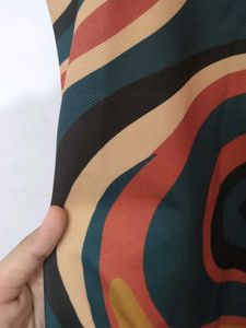 Swirl Print Mini Dress