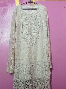 Lace Detailed Tunic Top
