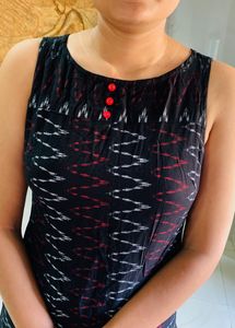 Sleeveless Black Kurta🖤