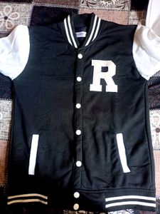 Black Varsity Jacket For Men