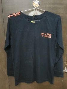Black Graphic Long Sleeve Tee