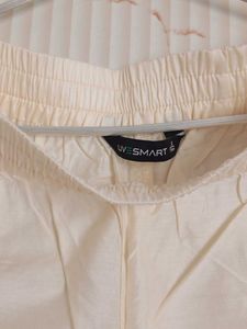 New White Wide Leg Pants