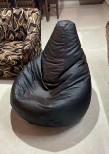 Comfortable Black Bean Bag Chair