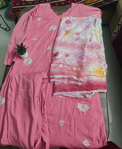 Light Pink Chudidar Set